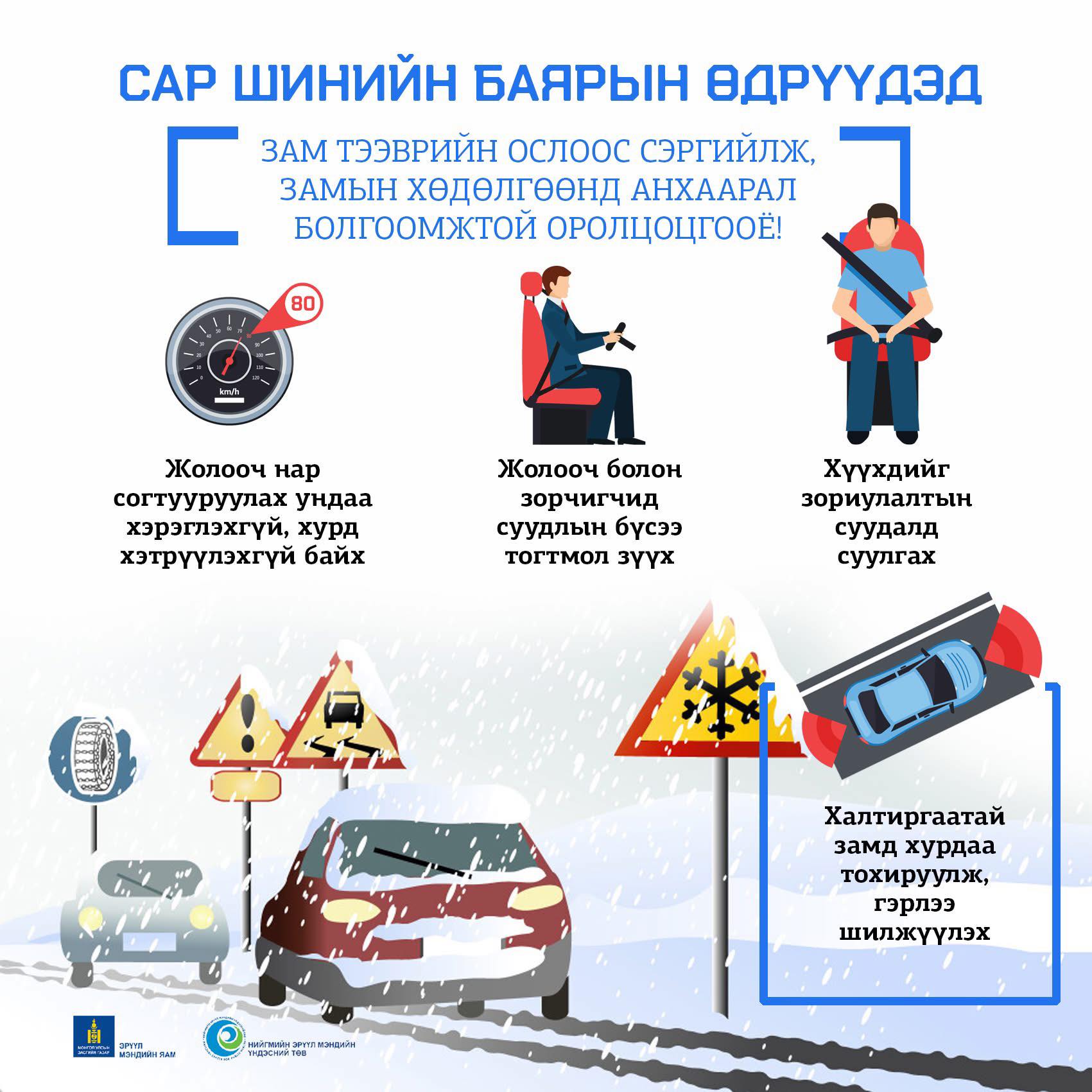 Зам тээврийн ослоос сэргийлье